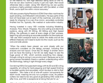 Case Study: VISI - The “Communication Tool” Connecting Alpha Precision’s Mouldmaking Team 